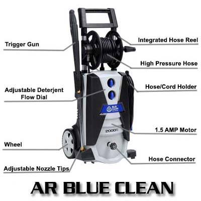 AR Blue Clean AR390SS Cold Water Electric Pressure Washer