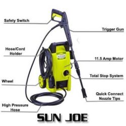 Sun Joe SPX1000 1450 PSI 1.45 GPM Electric Pressure Washer
