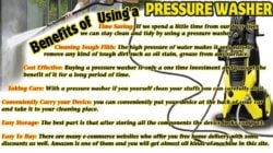 benefits of using a pressure washer