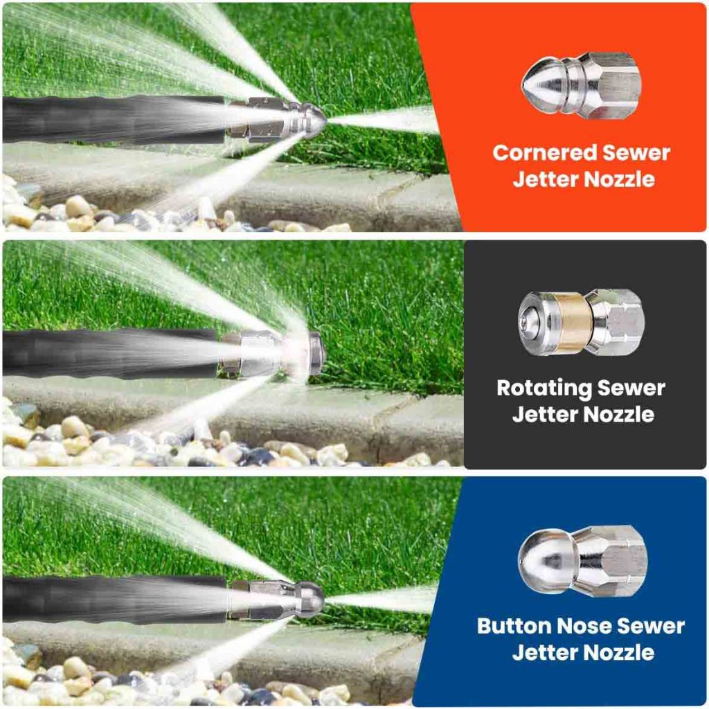 convert pressure washer to sewer jetter
